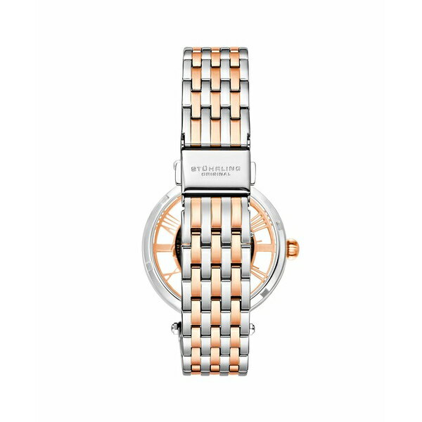  ǥ ӻ ꡼ Delphi 3944 Automatic 38mm Ladies Skeleton Watch Rose Gold