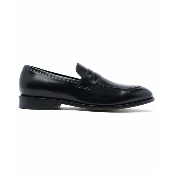 アンソニー ヴィア メンズ スリッポン・ローファー シューズ Men's Gerry Goodyear Slip-On Penny Loafer Black