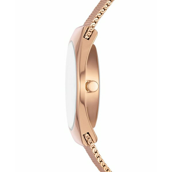  ǥ ӻ ꡼ Women's Grenen Lille Solar-Powered Three Hand Rose Gold-Tone Stainless Steel Watch, 26mm Rose Gold