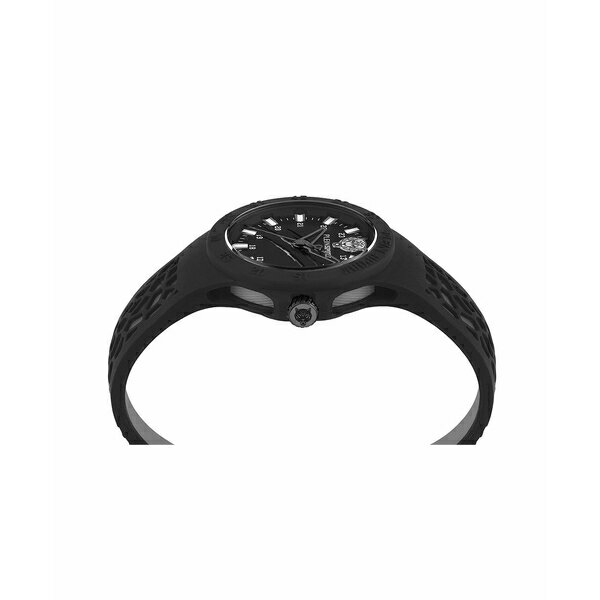 楽天astyプレインスポーツ レディース 腕時計 アクセサリー Men's Thunderstorm Black Silicone Strap Watch 40mm Black