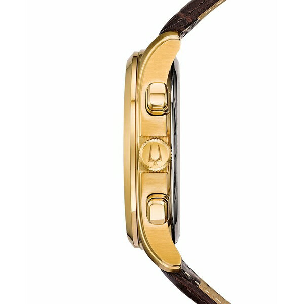 ֥ ǥ ӻ ꡼ Men's Chronograph Wilton Brown Leather Strap Watch 46.5mm No Color
