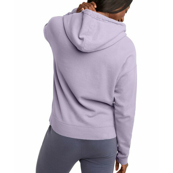 ヘインズ レディース パーカー スウェットシャツ アウター Hasen Women 039 s Comfortwash Hoodie Sweatshirt Future Lavender