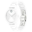 モバド モバド レディース 腕時計 アクセサリー Women's Swiss Bold Evolution 2.0 White Ceramic Bracelet Watch 34mm White