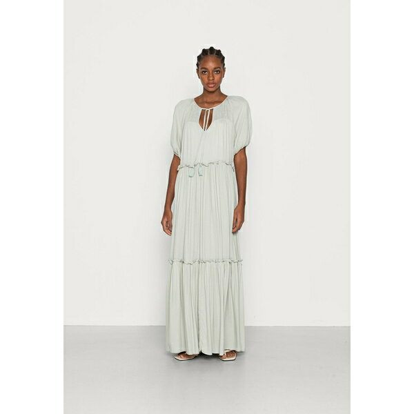 モリ— ブラッケン レディース ワンピース トップス LADIES WOVEN DRESS - Day dress - sage green