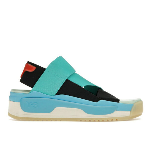 adidas アディダス メンズ スニーカー 【adidas Y-3 Hokori Sandal Black Mint Cyan】 サイズ US_7.5(25.5cm) Black/Mint/Bright Cyan