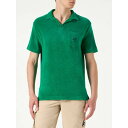 エムシーツーセイントバース メンズ ポロシャツ トップス Man Green Terry Polo -