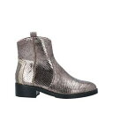 【送料無料】 ルチアーノ バラキーニ レディース ブーツ シューズ Ankle boots Metallic