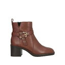 【送料無料】 ジェオックス レディース ブーツ シューズ Ankle boots Brown