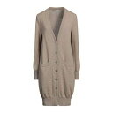【送料無料】 マロ レディース ニット&セーター アウター Cardigans Beige