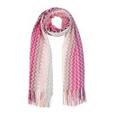 【送料無料】 ミッソーニ レディース マフラー・ストール・スカーフ アクセサリー Scarves Pink