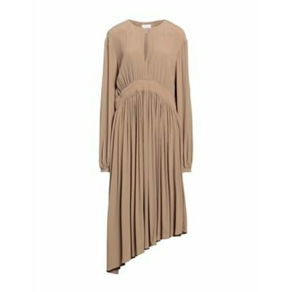【送料無料】 バランタイン レディース ワンピース トップス Midi dresses Brown