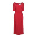 【送料無料】 ヴァレンティノ ガラヴァーニ レディース ワンピース トップス Midi dresses Red