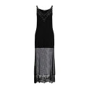 【送料無料】 エルマンノ シェルヴィーノ レディース ワンピース トップス Maxi dresses Black