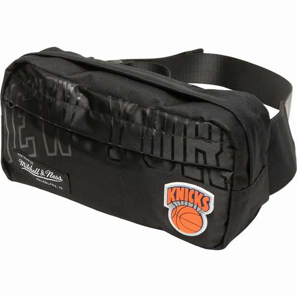 ミッチェル ネス レディース 財布 アクセサリー New York Knicks Mitchell Ness Women 039 s Hardwood Classics Fanny Pack Black