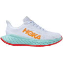 ホカオネオネ スニーカー レディース Hoka One One ホカオネオネ レディース スニーカー 【Hoka One One Carbon X 2】 サイズ US_W_5W White Blazing Orange (Women's)