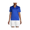 ランズエンド レディース ポロシャツ トップス Women's School Uniform Short Sleeve Rapid Dry Sport Neck...