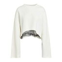 【送料無料】 ヌメロ ヴェントゥーノ レディース パーカー・スウェットシャツ アウター Sweatshirts White