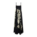 【送料無料】 コー ゴー レディース ワンピース トップス Maxi dresses Black