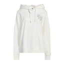 【送料無料】 トミー ヒルフィガー レディース パーカー・スウェットシャツ アウター Sweatshirts White