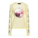 【送料無料】 ディースクエアード レディース Tシャツ トップス T-shirts Yellow(4)