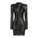 【送料無料】 バルマン レディース ワンピース トップス Mini dresses Grey