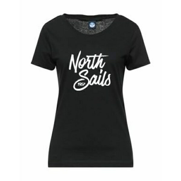 【送料無料】 ノースセール レディース Tシャツ トップス T-shirts Black