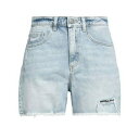 【送料無料】 アイコン デニム レディース デニムパンツ ボトムス Denim shorts Blue
