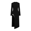 【送料無料】 デヴィッド コーマ レディース ワンピース トップス Midi dresses Black