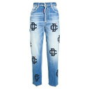 【送料無料】 ディースクエアード レディース デニムパンツ ボトムス Jeans Blue(4)