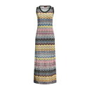 【送料無料】 ミッソーニ レディース ワンピース トップス Maxi dresses Yellow