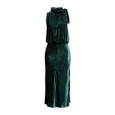 【送料無料】 ピンコ レディース ワンピース トップス Midi dresses Green