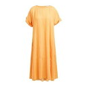 【送料無料】 ロッソピューロ レディース ワンピース トップス Midi dresses Orange
