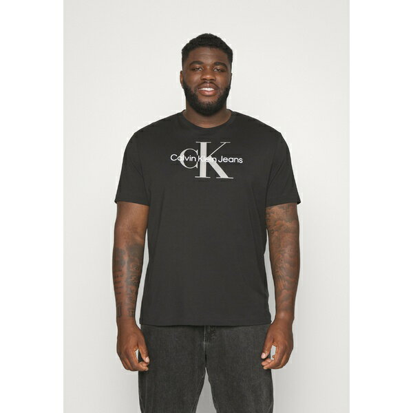 Х󥯥饤  T ȥåץ SEASONAL MONOLOGO TEE - Print T-shirt - ck blac...
