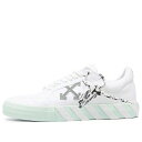 Off-White オフホワイト メンズ スニーカー 【Off-White Low Vulcanized Canvas Sneaker 'White Green...