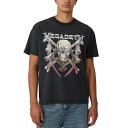 コットンオン メンズ Tシャツ トップス Men's Loose Fit Music T-Shirt Megadeth - Metal Bones(4)