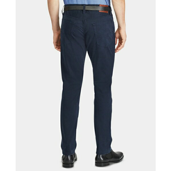 ラルフローレン メンズ デニムパンツ ボトムス Men's Slim Straight Stretch Sateen Five-Pocket Pants Collection Navy