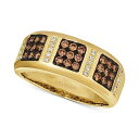 ルヴァン レディース リング アクセサリー Chocolatier® Men's Diamond Band (5/8 ct. t.w.) in 14k ...