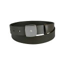 カルバンクライン レディース ベルト アクセサリー Women's Micro CK Logo Leather Pant Belt Olive