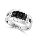 エフィー コレクション レディース リング アクセサリー EFFY® Men's Diamond (3/4 ct. t.w.) Ring in 14k ...