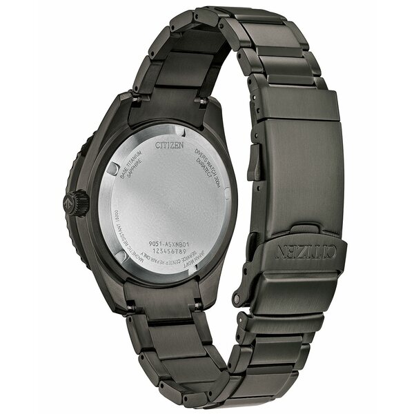 シチズン レディース 腕時計 アクセサリー Men's Automatic Promaster Black Titanium Bracelet Watch 42mm Black