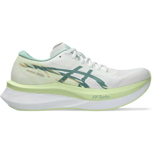 ASICS アシックス レディース スニーカー 【ASICS Magic Speed 4】 サイズ US_W_5W White Celadon (Women's)