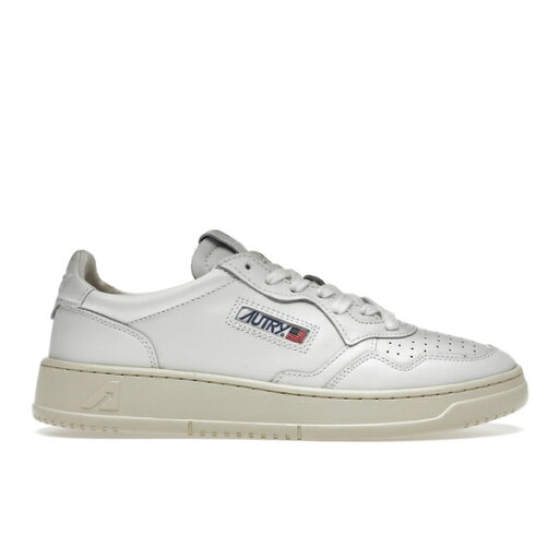 Autry オートリー メンズ スニーカー 【Autry Medalist Leather Low White】 サイズ EU_43(28.0cm) White/White/Cream Autry オートリー メンズ スニーカー 【Autry Medalist Leather Low White】 サイズ EU_43(28.0cm) White/White/Cream