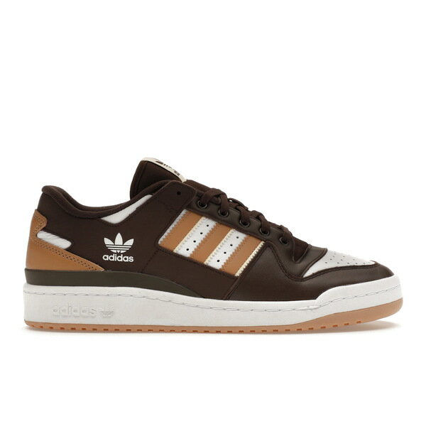 adidas アディダス メンズ スニーカー 【adidas Forum 84 Low ADV Dark Brown Ecru Tint】 サイズ US_8.5(26.5cm) Dark Brown/Ecru Tint/Cloud White