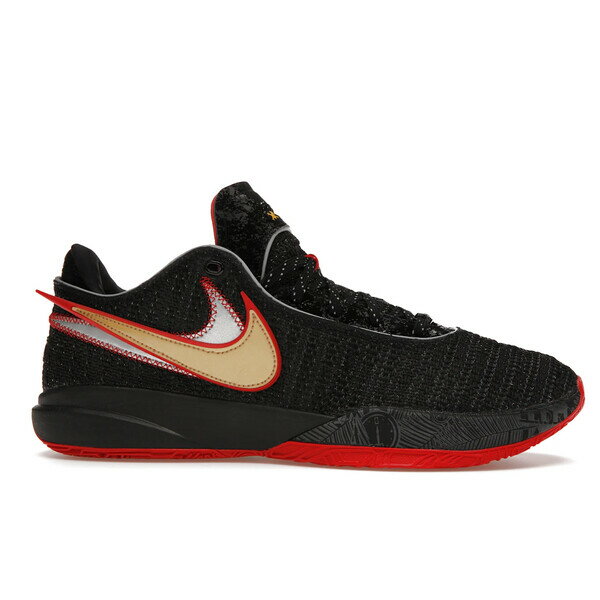 Nike ナイキ メンズ スニーカー 【Nike LeBron 20 Miami Heat】 サイズ US_M_13 Black/Black/University Red/University Gold/Light Smoke Grey