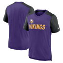 asty㤨֥ʥ  T ȥåץ Minnesota Vikings Nike Color Block Team Name TShirt Heathered Purple/Heathered BlackפβǤʤ11,980ߤˤʤޤ
