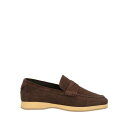 【送料無料】 アンドレア ヴェントゥーラ フィレンツェ メンズ スリッポン・ローファー シューズ Loafers Brown