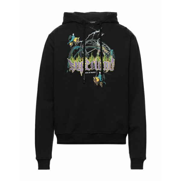 【送料無料】 ヴィジョン・オブ・スーパー メンズ パーカー・スウェットシャツ アウター Sweatshirts Black