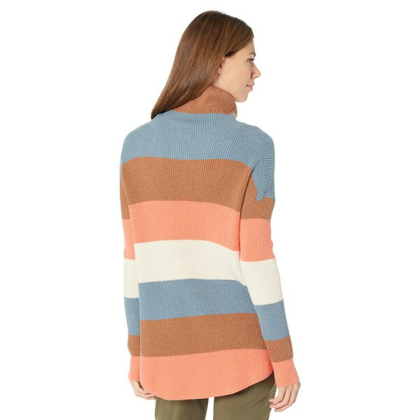 超特価新品 カーブデザイン レディース ニット&セーター アウター Rockvale Sweater Coral Bold Stripe：asty 格安NEW
