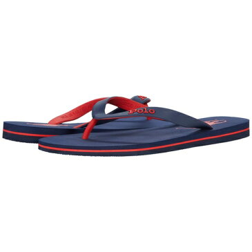 ラルフローレン メンズ サンダル シューズ Bolt Flip-Flop Sandal Newport Navy/RL2000 Red EVA