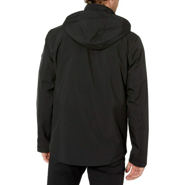 2022春夏 ナウティカ メンズ コート アウター Men's Poly Stretch Zip Jacket with Hood Black：asty 100%新品